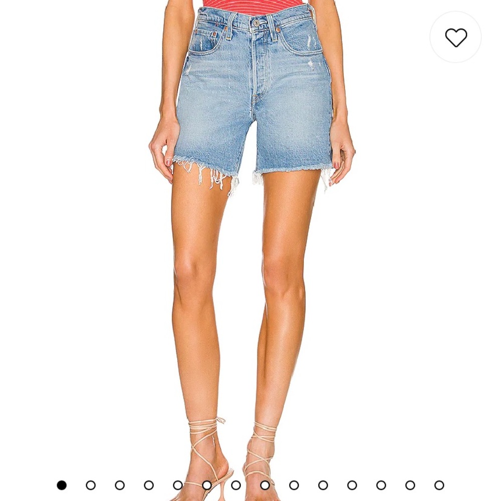 Levi's Light Blue Denim Jean Shorts